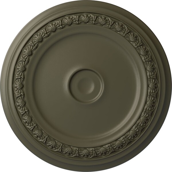 Ekena Millwork Carlsbad Ceiling Medallion (Fits Canopies up to 5 1/2"), 31 1/8"OD x 1 1/2"P, Witch Hazel CM31CAWHF - main